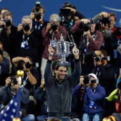 Der Spanier Rafael Nadal gewinnt die US Open.