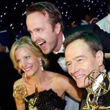 Anna Gunn, Aaron Paul und Bryan Cranston feiern den Erfolg von "Breaking Bad".