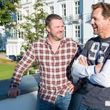 Männergespräche: GALA-Chefredakteur Christian Krug mit Thomas Heinze
