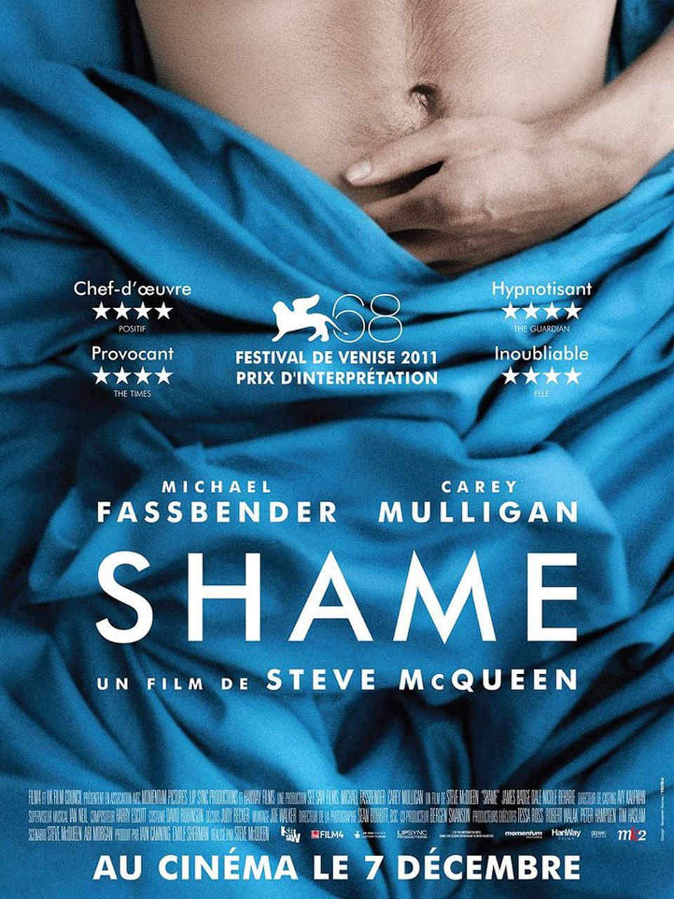 Michael Fassbender spielt 2012 in "Shame" einen Sexsüchtigen. Das Plakat zum Drama macht auf jeden Fall Lust, ins Kino zu gehen. Michael Fassbender spielt 2012 in "Shame" einen Sexsüchtigen. Das Plakat zum Drama macht auf jeden Fall Lust, ins Kino zu gehen.