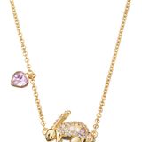 Ihr neues Haustier können Sie überallhin mitnehmen: Hase an Goldkette, von Swarovski, ca. 90 Euro
