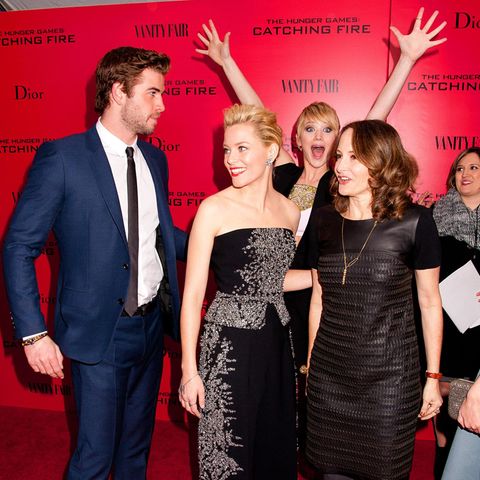Jennifer Lawrence freut sich riesig auf das Special Screening von "The Hunger Games - Catching Fire" in New York.