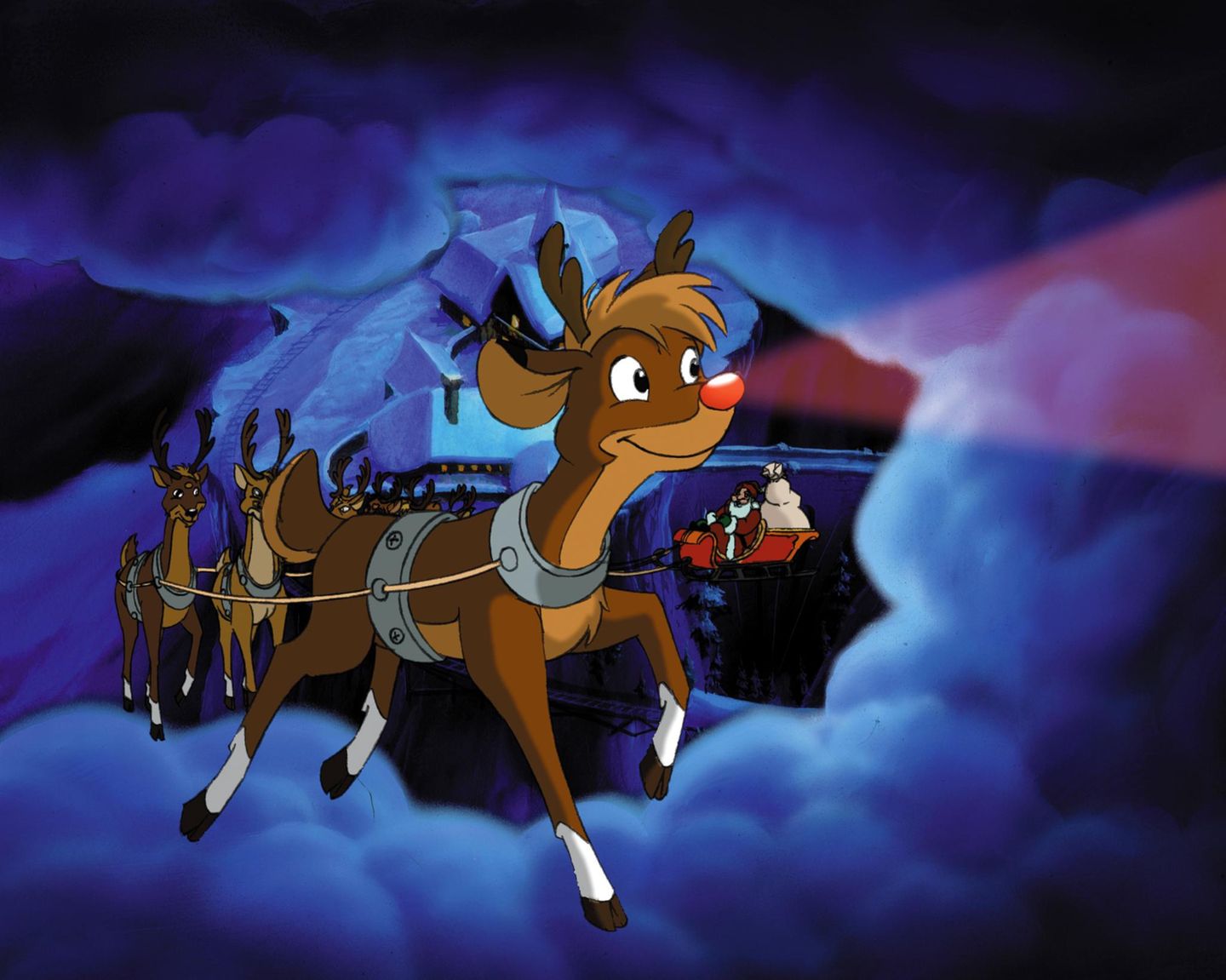 "Rudolph mit der roten Nase"  Das beliebteste Rentier zaubert zum Weihnachtsfest garantiert ein Lächeln in jedes Kindergesicht.