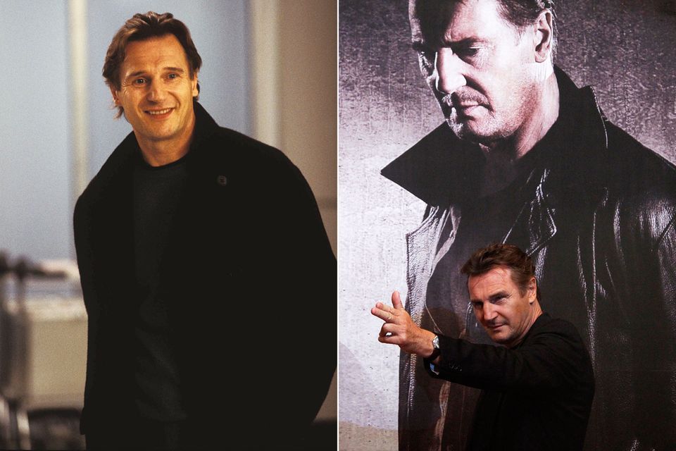 Dem breiten Publikum eher aus "Schindlers Liste", Action- oder Fantasyfilmen bekannt, spielt Liam Neeson in der Romantikkomödie "Tatsächlich Liebe" einen alleinerziehenden Witwer. 2012 spielte er die Hauptrolle in der Fortsetzung von "96 Hours", 2016 das Monster in "Sieben Minuten nach Mitternacht". Dem breiten Publikum eher aus "Schindlers Liste", Action- oder Fantasyfilmen bekannt, spielt Liam Neeson in der Romantikkomödie "Tatsächlich Liebe" einen alleinerziehenden Witwer. 2012 spielte er die Hauptrolle in der Fortsetzung von "96 Hours", 2016 das Monster in "Sieben Minuten nach Mitternacht".
