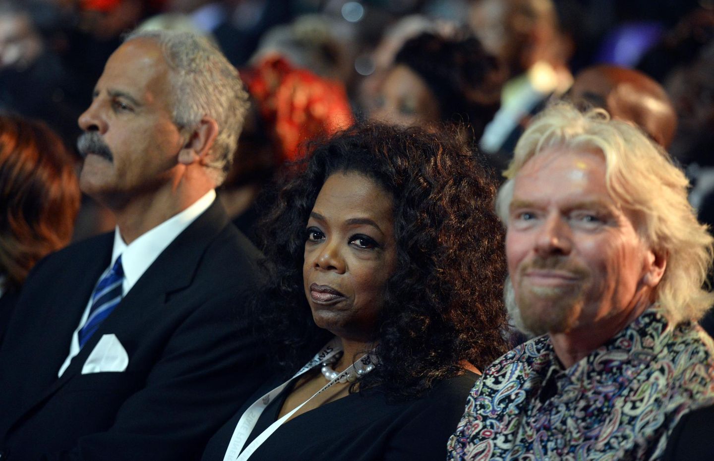 Oprah Winfrey und Unternehmer Richard Branson gehören auch zu den Gästen.