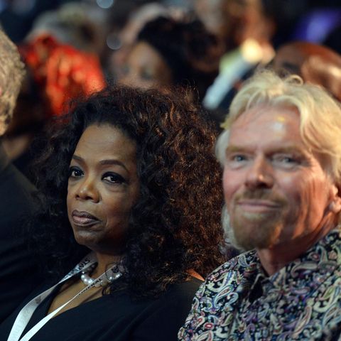 Oprah Winfrey und Unternehmer Richard Branson gehören auch zu den Gästen.