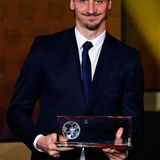 Der schwedische Torjäger Zlatan Ibrahimovic wird für sein "Tor des Jahres" ausgezeichnet.