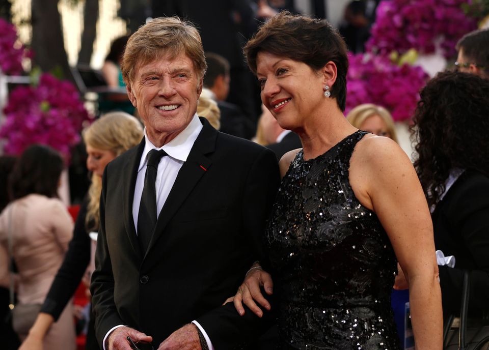 Robert Redford kommt mit seiner deutschen Ehefrau Sibylle zur Veranstaltung.
