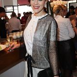 Und Jasmin Wagner genießt den Pommery-Champagner schon.