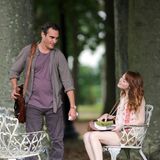 28. Juli 2014: Emma Stone und Joaquin Phoenix drehen Woody Allens neuen Film in Newport.