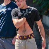 9. September 2014: Zac Efron hat gerade eine Action-Szene für seinen neuen Film "We Are Your Friends" hinter sich gebracht. Die Blessuren sind jedoch nur aufgeschminkt.