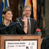 Im Museum für Völkerkunde eröffnet Prinzessin Victoria die Ausstellung "Jung, Innovativ. Genial. Preisgekröntes schwedisches Design".