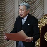 29. September 2014: Kaiser Akihito eröffnet eine außerordentliche Sitzung des Parlaments in Tokyo.