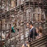 25. Juli 2014: König Felipe und Königin Letizia sind auf dem Weg zur Messe in der Kathedrale von Santiago de Compostela.