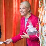 27. August 2014: Prinzessin Mette-Marit eröffnet das "Björnson-Literaturfestival" in Molde.