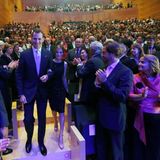 26. Juni 2014: Ihr erster Termin als Königspaar: König Felipe und Königin Letizia besuchen die "Girona Foundation Awards".