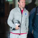 11. Juni 2014: Englands Stürmer-Star Wayne Rooney ist auf dem Weg zum Teamtraining in Rio de Janeiro.