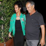 30. Juni 2014: Rihanna und ihr Vater Ronald Fenty treffen sich zum Dinner in Santa Monica.