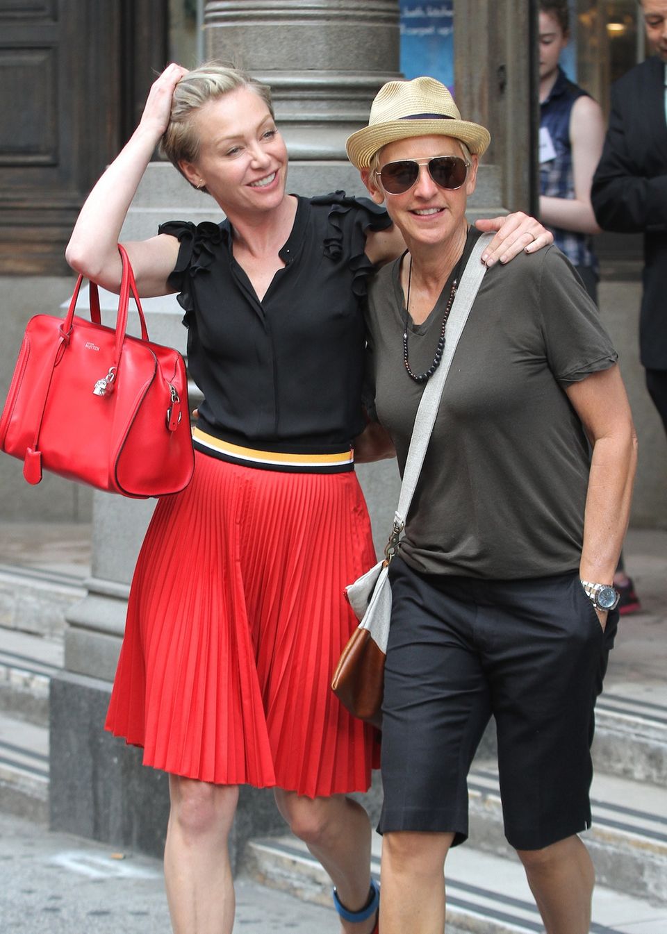 19. Juni 2014: Ellen DeGeneres und Ehefrau Portia de Rossi sind in New York City auf der Suche nach neuen Möbeln.