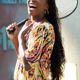 21. August 2014: Venus WIlliams schlägt vor den Fox Studios in Manhattan ein paar Bälle.
