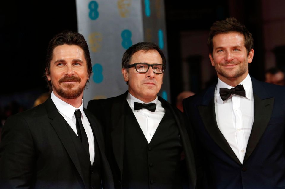 Christian Bale, Regisseur David O. Russell und Bradley Cooper Christian Bale, Regisseur David O. Russell und Bradley Cooper