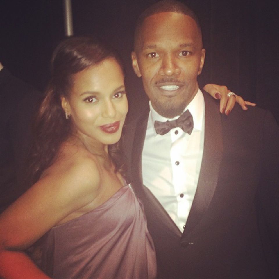 Kerry Washington und Jamie Fox feiern backstage die große Nacht der Oscars!
