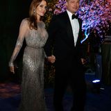 Brad Pitt und Angelina Jolie kommen zum "Governors Ball".