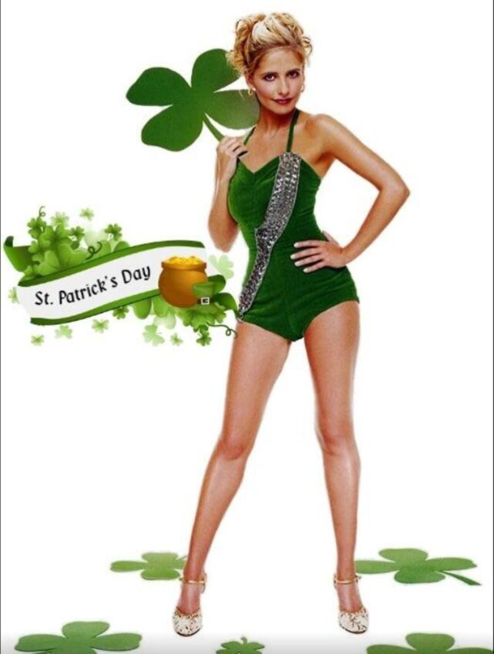 Sarah Michelle Prinze ruft zu Achtsamkeit beim Trinken am St. Patrick's Day auf: "Everyone enjoy today, but remember to drink sensibly- or non-sensibly (is that a word?) and take a cab!"