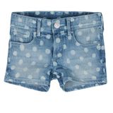 Pünktchen für Antonella: verwaschene Jeans-Shorts von H&M, ca. 15 Euro