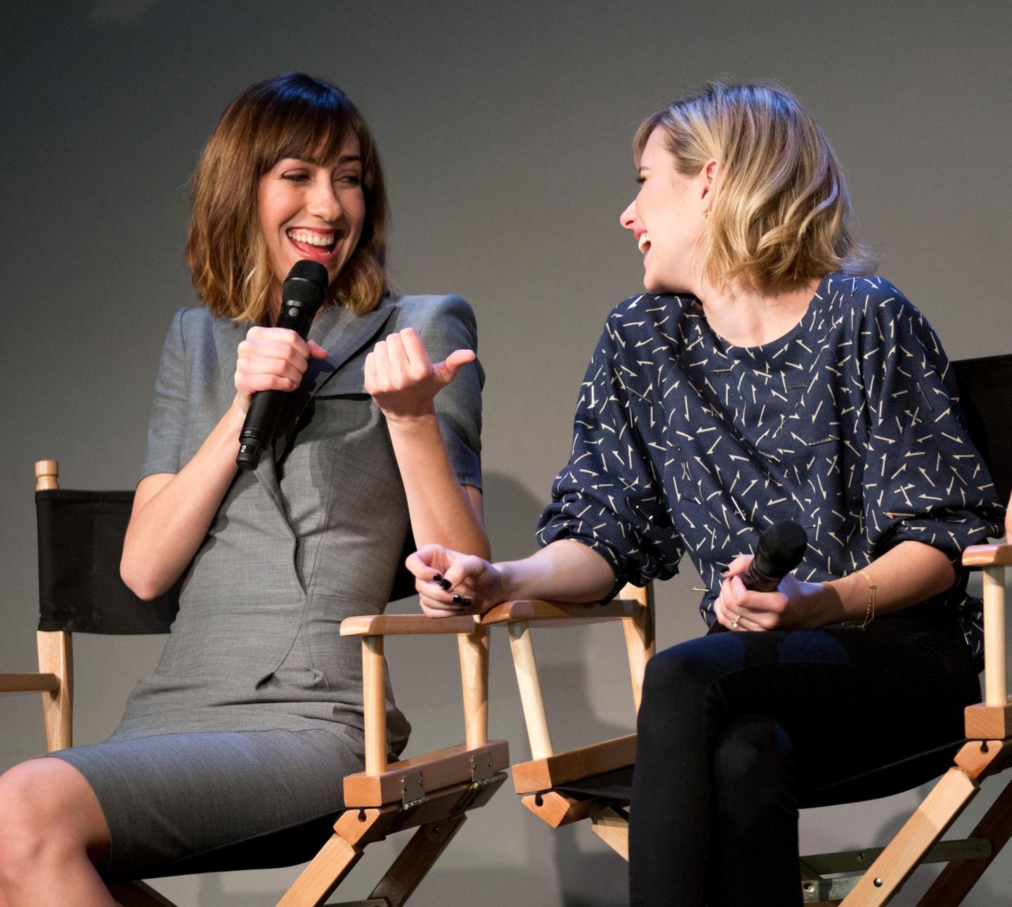 Regisseurin Gia Coppola und Schauspielerin Emma Roberts diskutieren über ihren Film "Palo Alto".