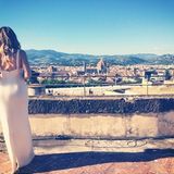 Khloe überschreibt dieses Panoramabild von Florenz mit den Worten: "Und sie lebten glücklich und zufrieden ..."
