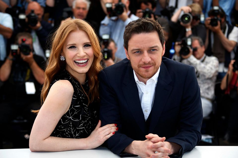 Jessica Chastain und James McAvoy stellen ihren Film "The Disappearance Of Eleanor Rigby" vor. Jessica Chastain und James McAvoy stellen ihren Film "The Disappearance Of Eleanor Rigby" vor.