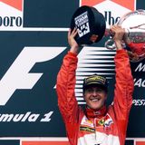 August 1998  Michael Schumacher ist siebenfacher Formel 1-Weltmeister und hat weltweit mehr als 90 Grand Prix gewonnen.