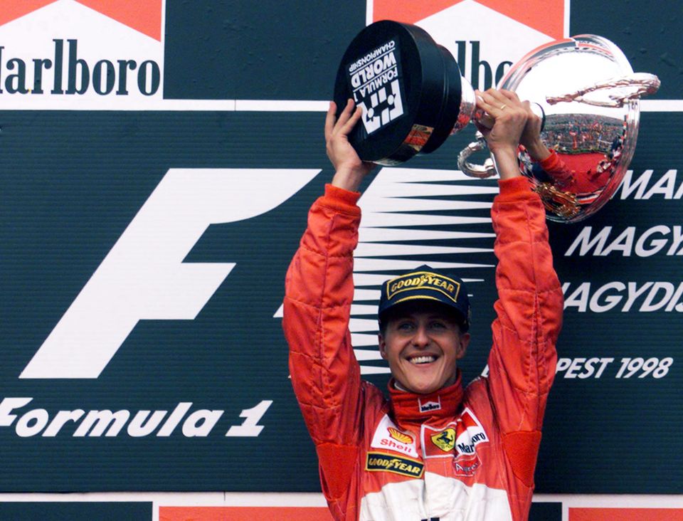 August 1998  Michael Schumacher ist siebenfacher Formel 1-Weltmeister und hat weltweit mehr als 90 Grand Prix gewonnen.