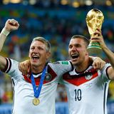 Merte, Klose und Lahm: Bastian Schweinsteiger und Lukas Podolski haben zehn Jahre auf den Titel hingearbeitet.