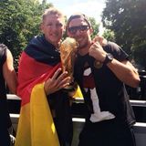 Bastian Schweinsteiger und Lukas Podolski