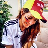 Bekennender Fan der deutschen Mannschaft: Johanna Klum