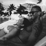 Boateng genießt einen Tag mit seiner Verlobten Sherin.