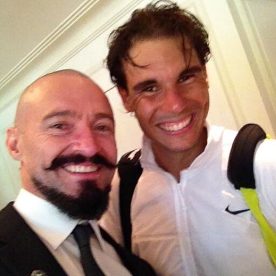... auch Rafael Nadal in Wimbledon.