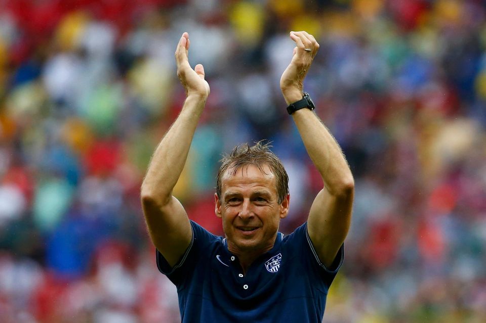 Trotz Niederlage ist Jürgen Klinsmann glücklich über den Einzug seiner Mannschaft ins Achtelfinale. Das hatten ihm in den USA nur Wenige zugetraut.