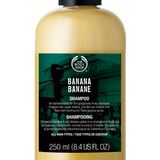 Kraftpaket fürs Haar: "Banana Shampoo" mit echtem Bananenpüree. Von The Body Shop, 250 ml, ca. 6 Euro