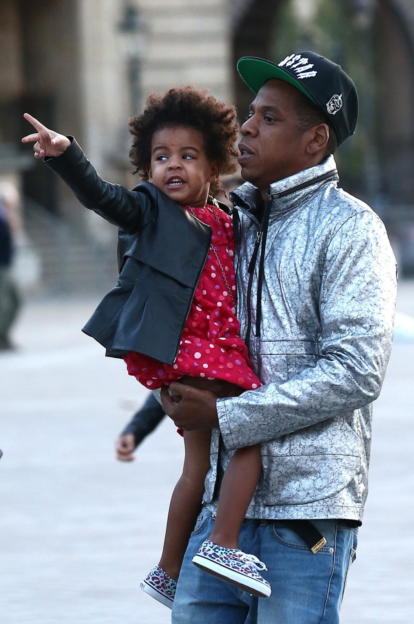 Zwei Musikgrößen Jay Star Z: kleiner + Beyoncé und ihr