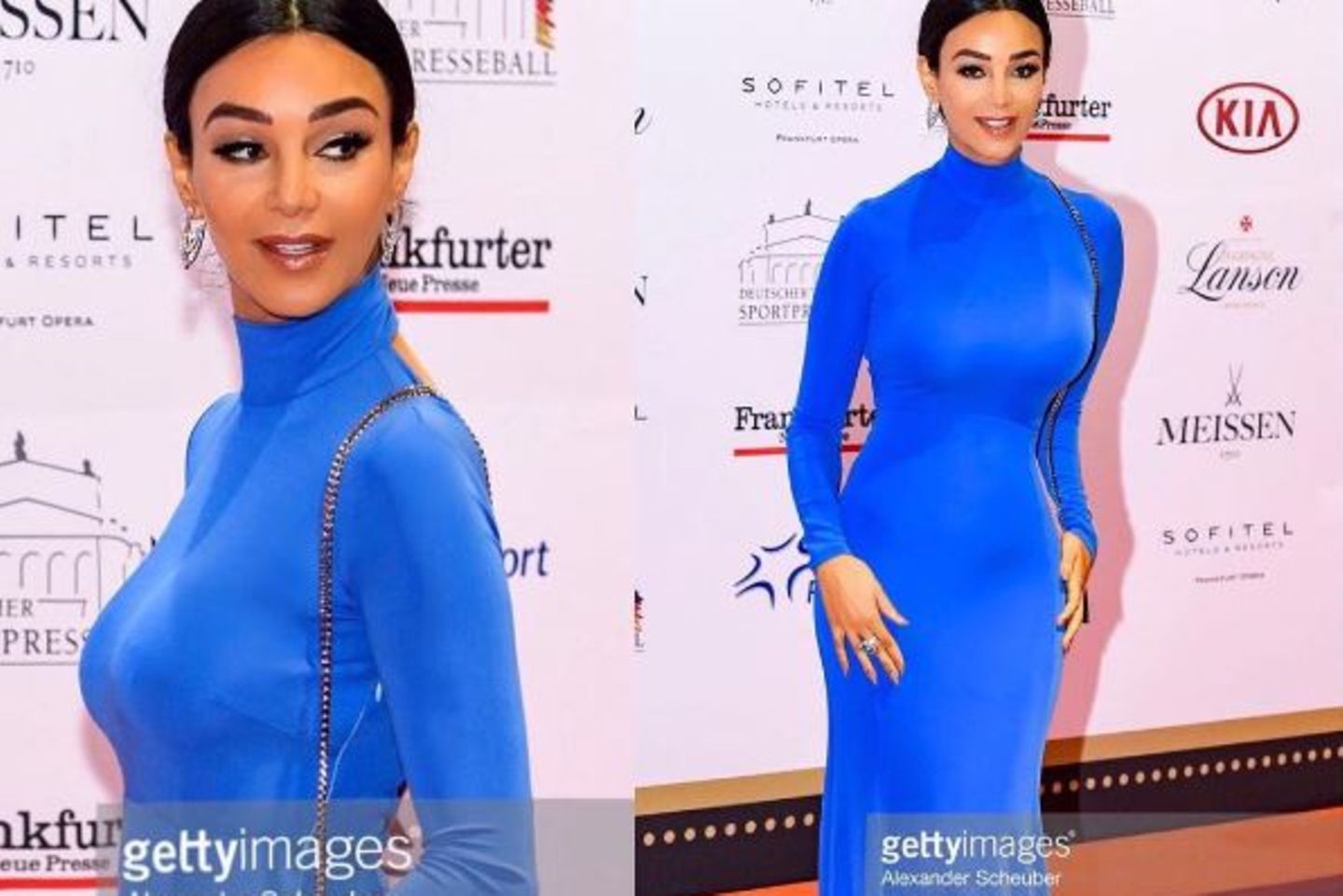 Verona Pooth postet Fotos von ihr auf dem Event "Deutscher SportpresseBall": Fans dürften bei dieser doch sehr auffälligen Wespentaille stutzig werden ...