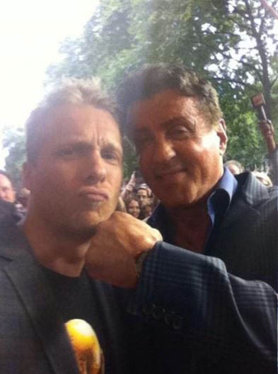 Oli Pocher mit Sylvester Stallone Oli Pocher mit Sylvester Stallone