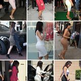 Kim Kardashians Po ist in den letzten Jahren immer runder geworden. Doch ihre Liebe zu hautengen kKleidern ist geblieben.