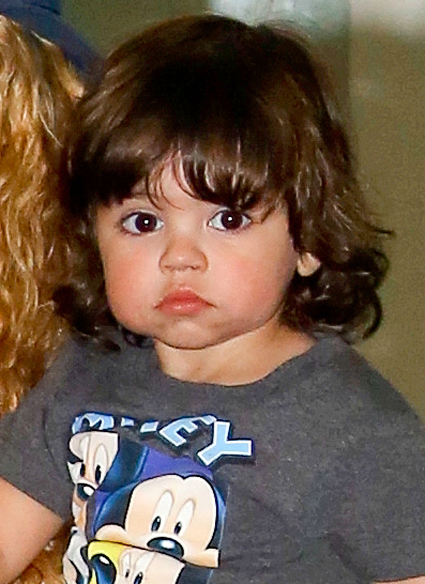 Goldig: Shakiras Sohn Milan hat seine lockige Haarpracht sicherlich seiner schönen Mama zu verdanken.