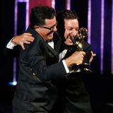 Stephen Colbert und Jimmy Fallon