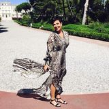 Das Leo-Print-Kleid, das Kris Jenner sich für eine Party in Cannes ausgesucht hat kommt Ihnen bekannt vor? Uns nämlich auch...