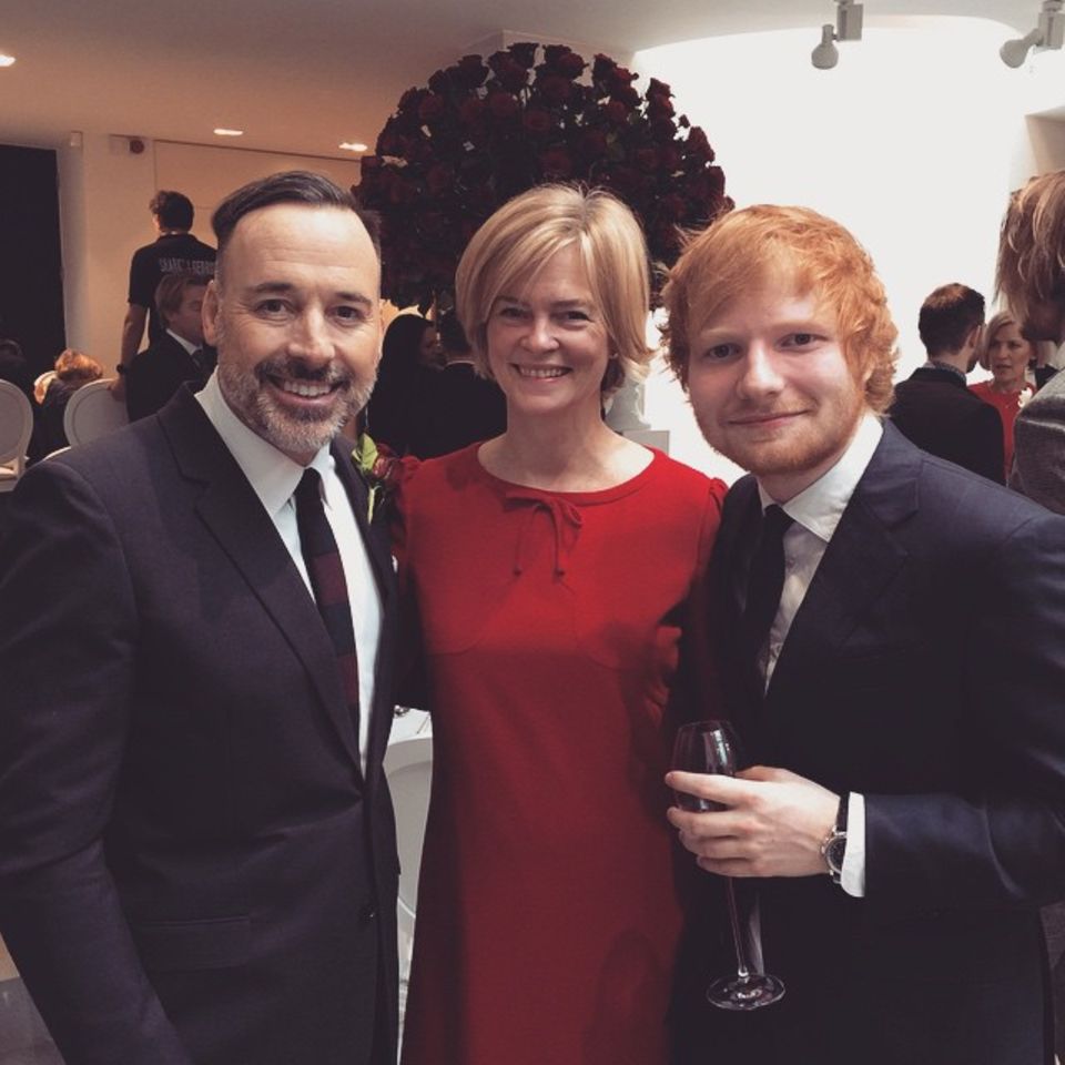 Die Gästeliste glich einer A-Promi-Veranstaltung: Sänger Ed Sheeran zählte zu den Gratulanten. Die Gästeliste glich einer A-Promi-Veranstaltung: Sänger Ed Sheeran zählte zu den Gratulanten.