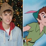 Justin Bieber als "Peter Pan"  Heute trägt Justin Bieber seine Haar hochgestylt, doch lange Zeit war er bekannt für seine Frisur. Mit Mütze sah er aus wie "Peter Pan".
